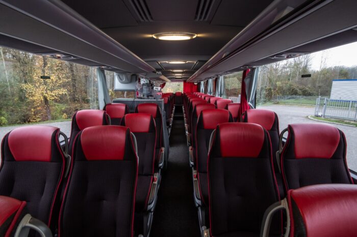 Mercedes 50 Seater Bus Inside